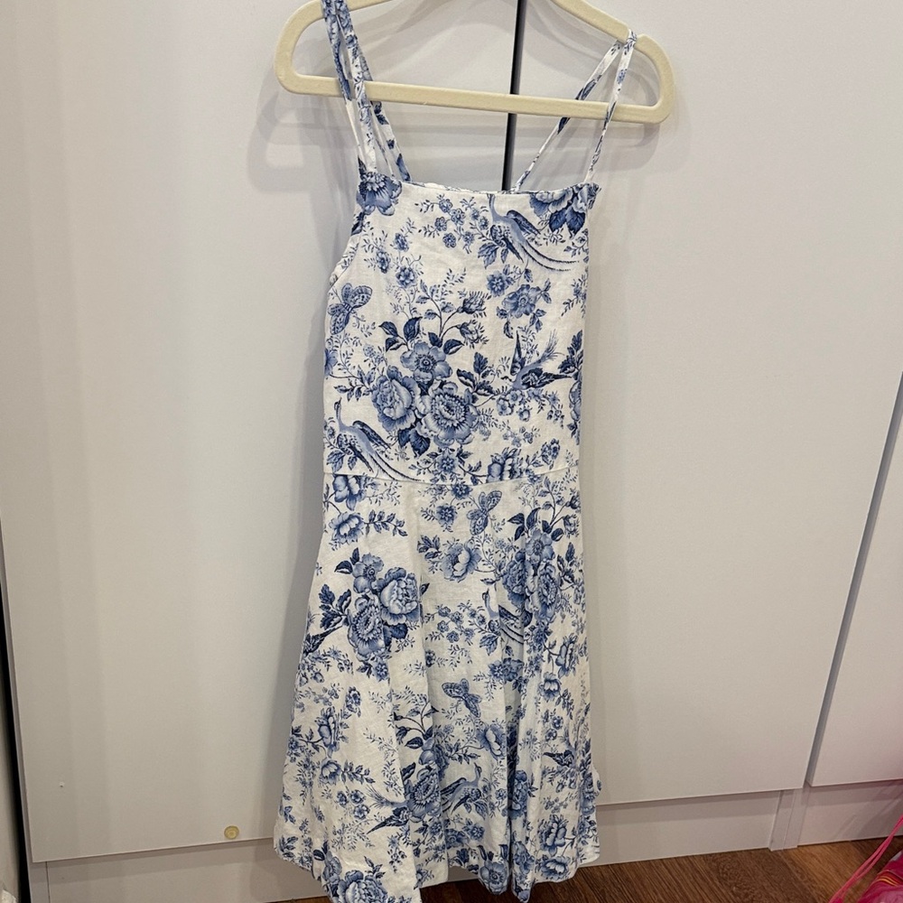 Polo by Ralph Lauren Blue and White Floral Kids Dress